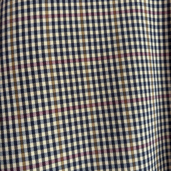 Orvis Multicolored Brown Check Button Down Shirt Men's Size Medium Casual Work - Picture 11 of 11